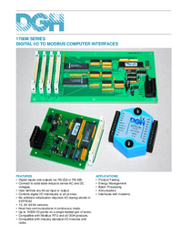 Thumbnail of document Data Sheet - H1700M Series Modbus Digital I/O Boards